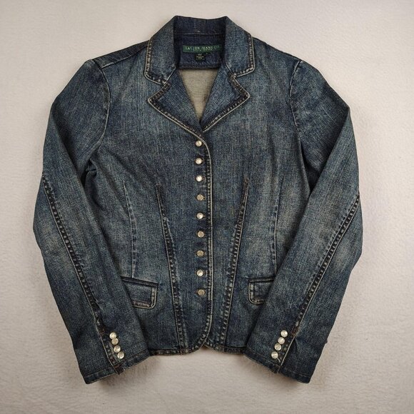 Lauren Ralph Lauren Jackets & Blazers - Lauren Jeans Co Ralph Lauren Denim Jacket Womens sz Small Western Blazer